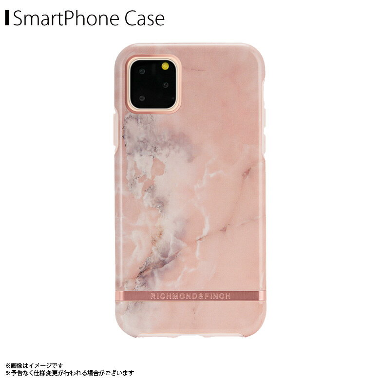 送料無料 iPhone 11 Pro Max ケース ハードケース RF17997i65R  Richmond & Finch FREEDOM CASE 衝撃吸収 二重構造 ワイヤレス充電対応 マーブル 大理石 ピンクロア・インターナショナル