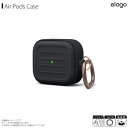 y[zy݌ɂzAirPods 3 3 GA|bY P[X ϏՌ VR ubN EL_AP3CSTPAO_BKy0663zelago ARMOR CASE Jrit h~TN`A