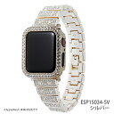 Apple Watch 40mm バンド ベルト ケース カバー セット品 ESP15034 CORDA Diamond Stone 合金 PC ラインストーン...