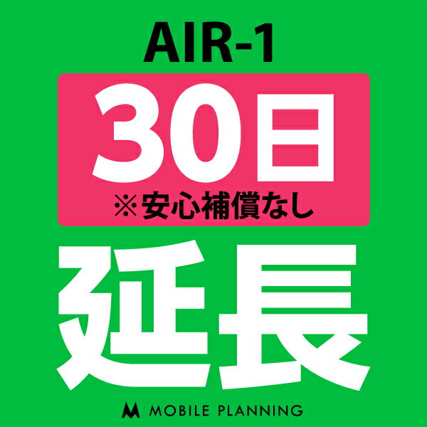 【レンタル】 AIR-1_30日延長専用 wifi