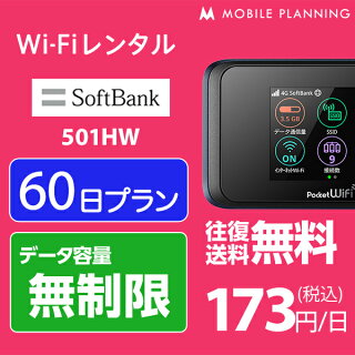 SoftBankPocketWiFi501HW(無制限)