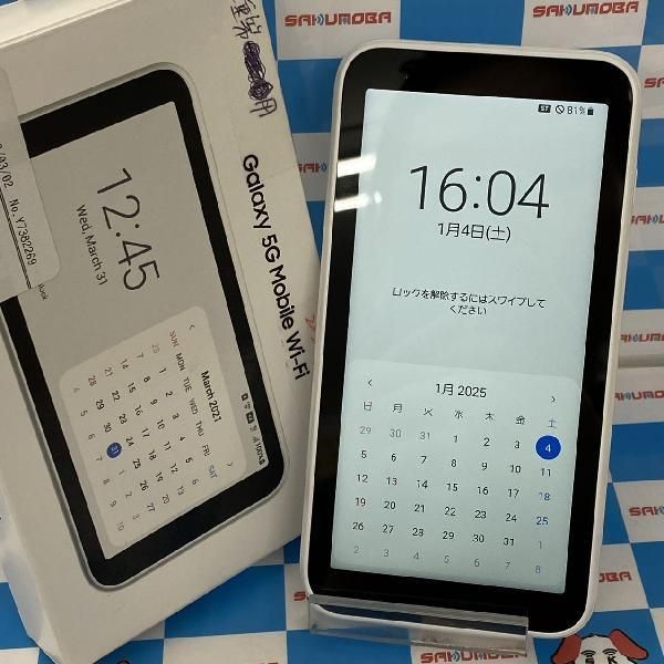 【中古】当日発送可　Galaxy 5G Mobile Wi-Fi SCR01 AU版SIMフリー 極美品