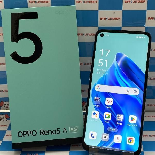 【中古】OPPO Reno5 A 128GB A103OP Softbank版SIMフリー アイス