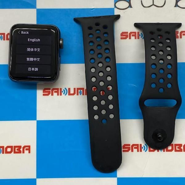 【中古】Apple Watch Nike Series 3 42mm GPSモデル 8GB MT