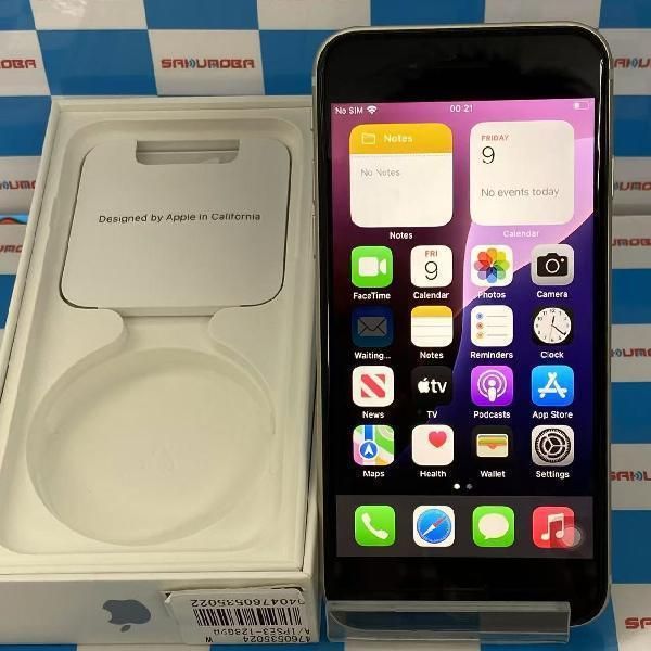 【中古】当日発送可 iPhoneSE 第3世代 128GB AU版SIMフリー バッテリー85% 極美品