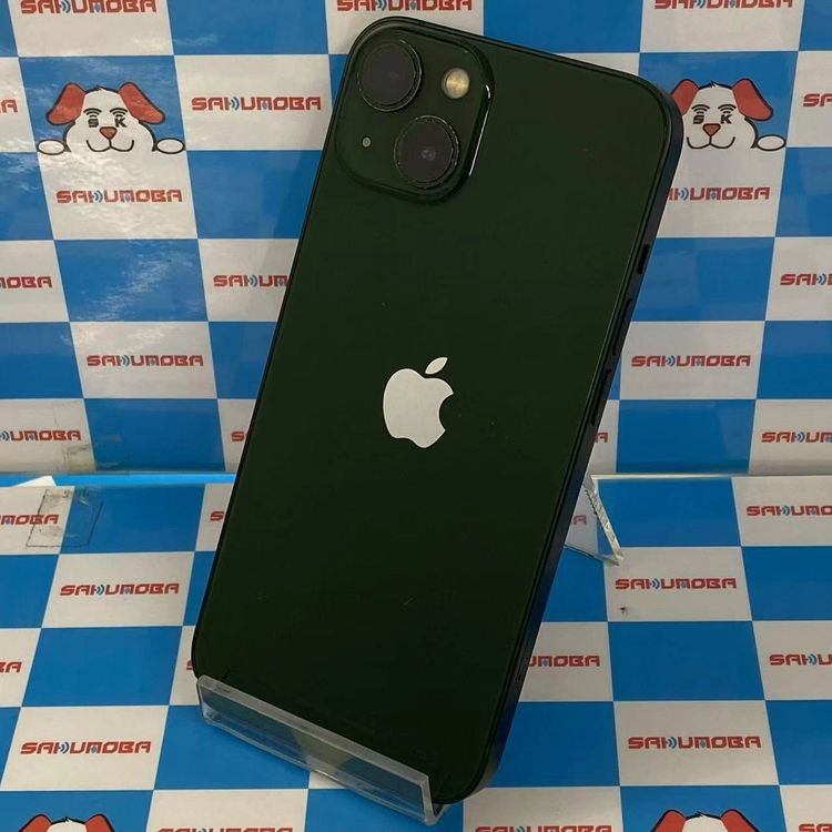 【中古】即日発送可iPhone13 128GB グリーン MNGG3J/A AU版SIMフリー