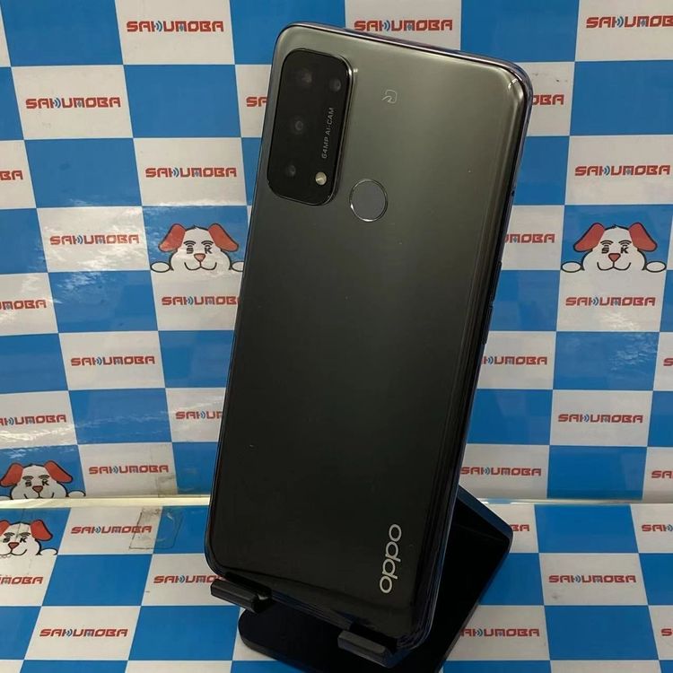 【中古】OPPO Reno5 A 6GB/128GB シルバーブラック A101OP Y!mobile版SI
