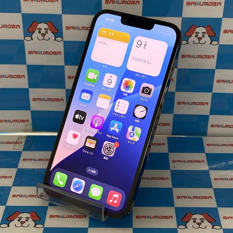【中古】iPhone13 Pro 256GB アルパイングリーン MNDY3J/A AU版SIMフリー