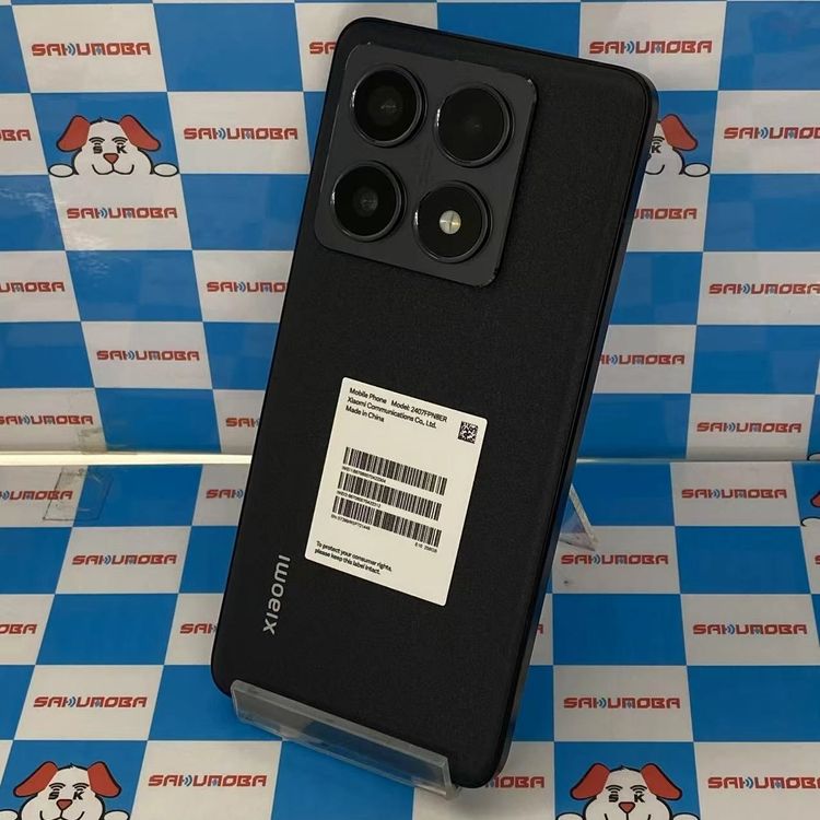 【中古】Xiaomi 14T Pro 256GB チタンブラック 2407FPN8ER SIMフリー 新品同