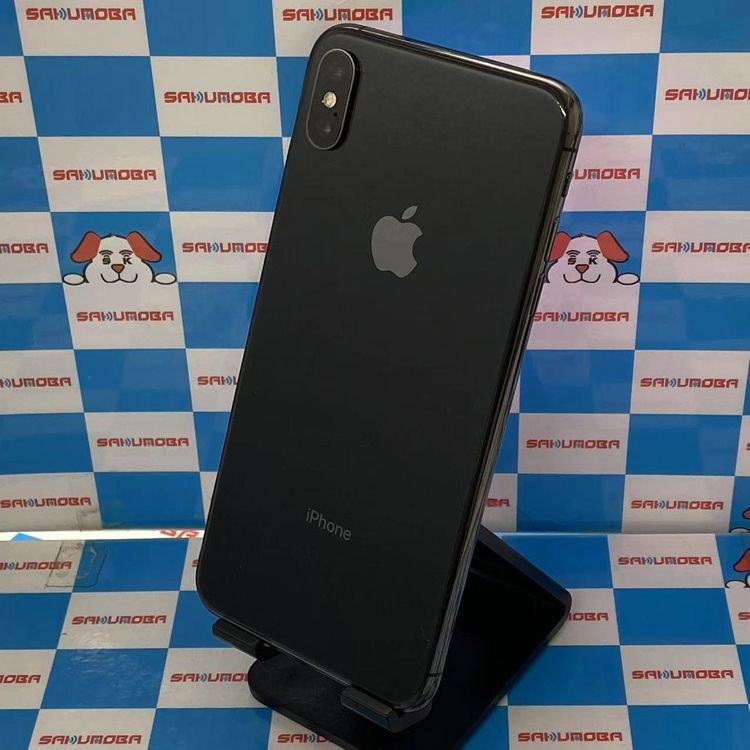 【中古】即日発送可iPhoneXS Max 64GB スペースグレイ MT6Q2J/A SIMフリー 美品