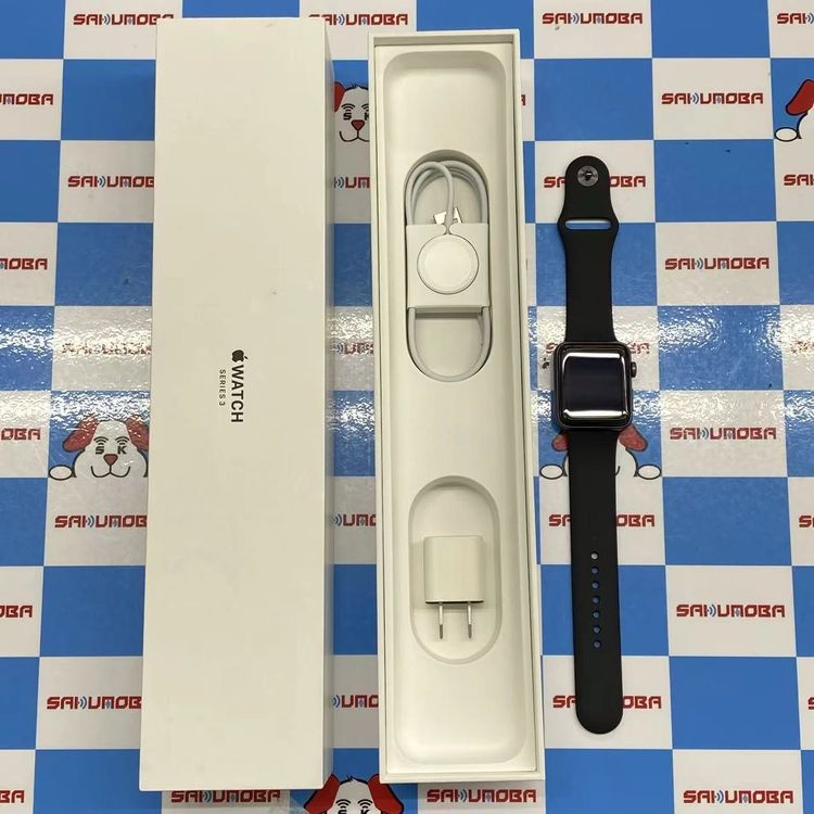 【中古】Apple Watch Series3 42mm GPSモデル ** スペースグレイ MQL12J/(2)