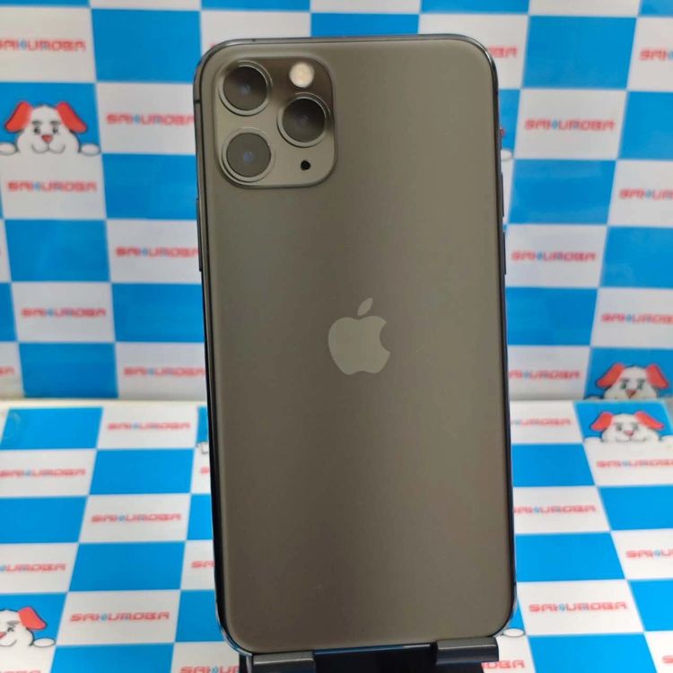 【中古】iPhone11 Pro 64GB スペースグレイ MWC22J/A AU版SIMフリー 極美品