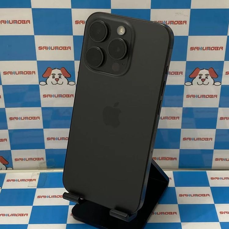【中古】即日発送可iPhone15 Pro 128GB ブラックチタニウム NTU73J/A SIMフリー