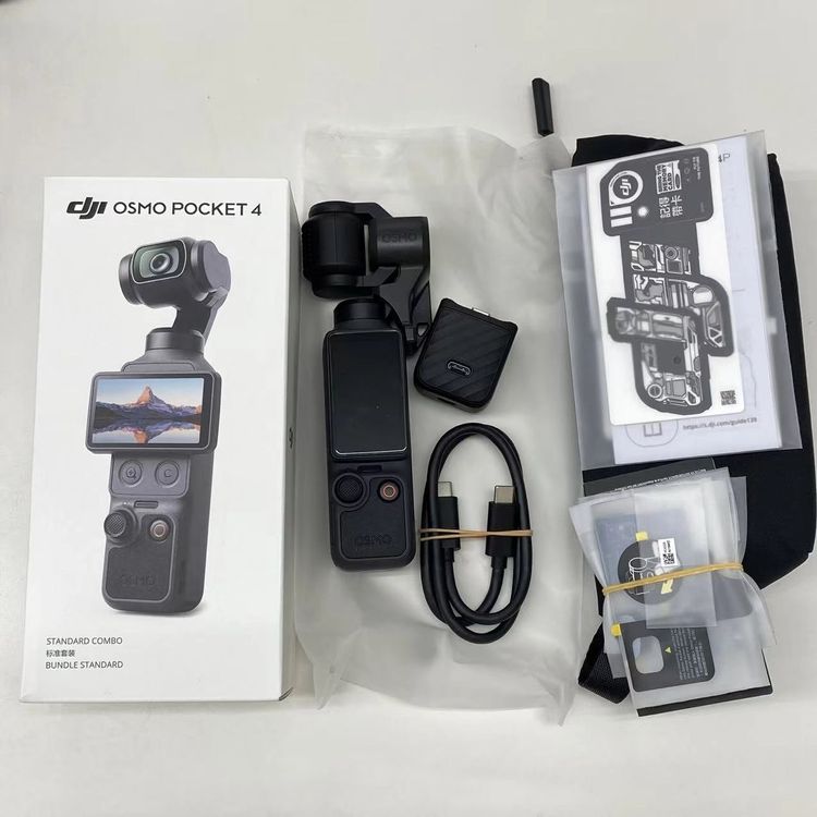 【中古】DJI OSMO POCKET4 スタンダードコンボ 128GB ホワイト OP-041 美品