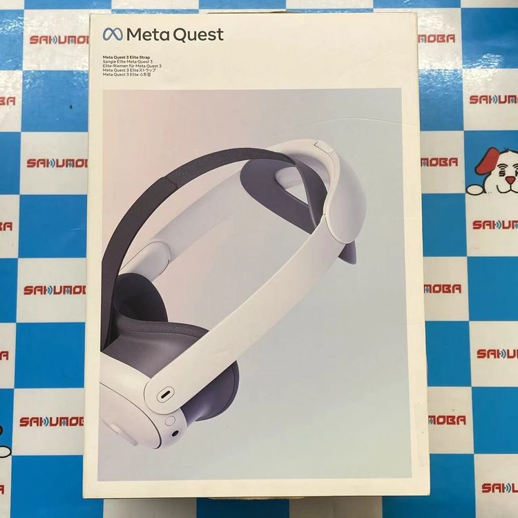 【中古】Meta Quest 3 Eliteストラップ - ムーンストーンホワイト 081582002393