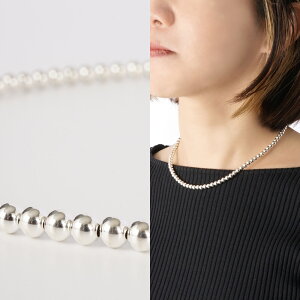 Harpo アルポ ネックレス Boule Necklace Ball Chain Necklace ナバホパール 16inches 40.6cm 5mm シルバー925 アクセサリー シンプル インディアンジュエリー