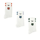 【最短翌日着】MAISON KITSUNE メゾン キツネ 靴下 ソックス FOX HEAD PATCH SPORTY SOCKS LM06409KT0010 LM06404KT0010 LW06404KT0010 並行輸入品