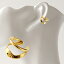 ںûMARIA BLACK ޥꥢ֥å 䡼 200133 YG Ripples Ear Cuff Gold åץ 䡼 С925 ꡼ ץ Ҽ 