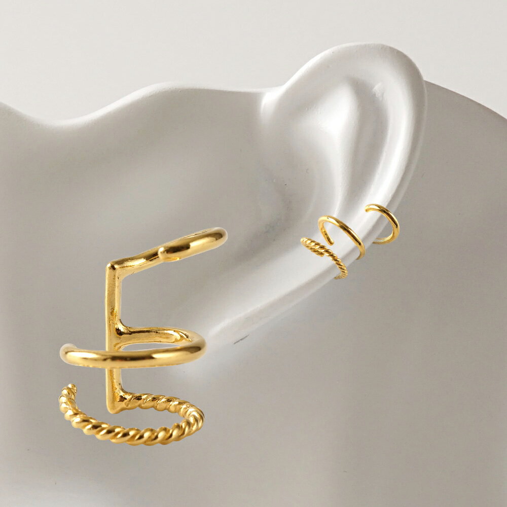 【最短翌日着】MARIA BLACK マリアブラック イヤーカフ 200127 Sofia Ear Cuff Gold ソフィア シルバー925 アクセサリー シンプル 片耳用 ゴールド