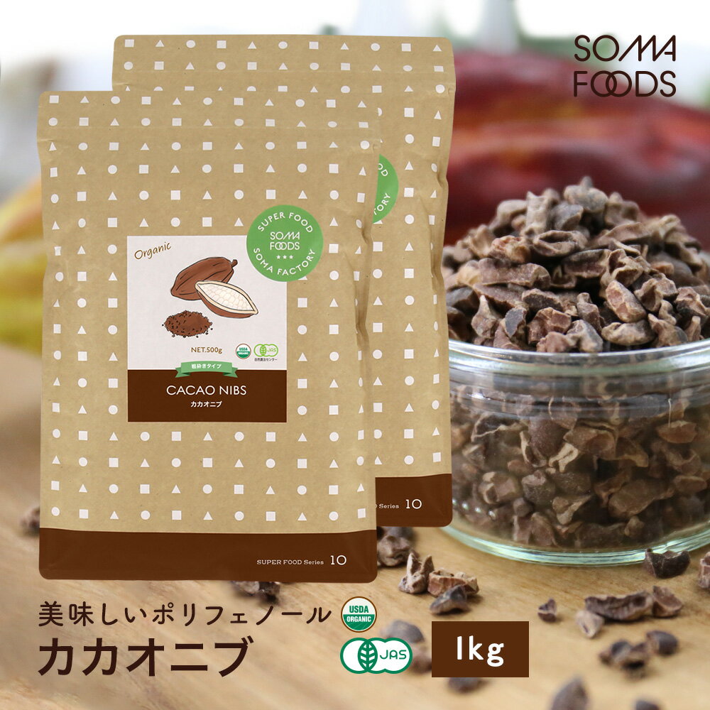 カカオニブ 1kg 500g×2袋セット オー