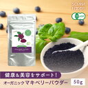 【23日20時〜★最大10%OFF&P5倍】【SOMA FOODS】 オーガニック マキベリー パウダー 50g 有機JAS 粉末 無添加 無着色 ポリフェノール アントシアニン 抗酸化 スーパーフード 美容 栄養 サプリ 肌荒れ 粉末 送料無料