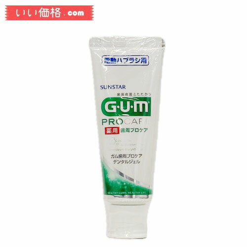 薬用ガム(G・U・M) 電動ハブラシ用デンタルジェル 65g【医薬部外品】【製造年月：2024.07】