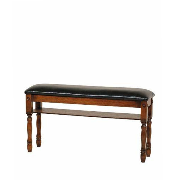 英国アンティークリプロダクト オーク ベンチ グリーン合皮 【玄関前渡-KS16】