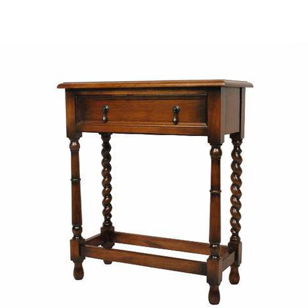 英国アンティークリプロダクト オーク コンソールテーブル 両面仕様 【玄関前渡-KS17】