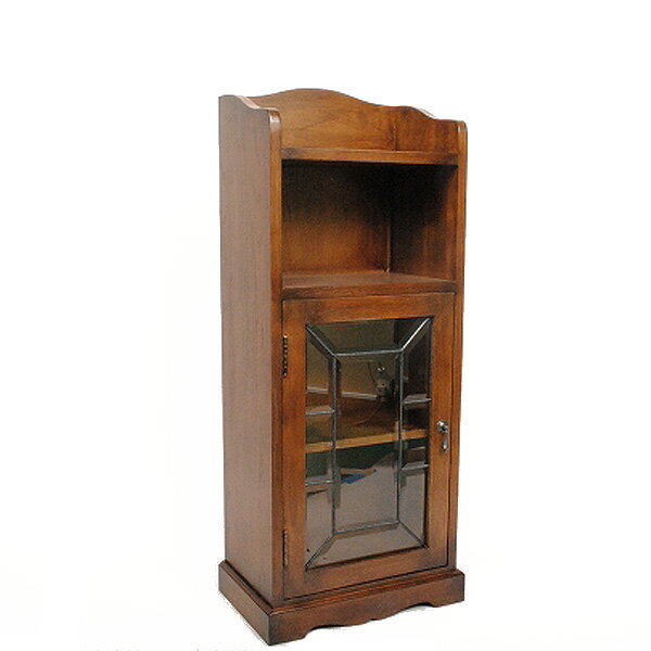 英国アンティークリプロダクト オーク サイドチェスト ブックケース 【玄関前渡-KS16】