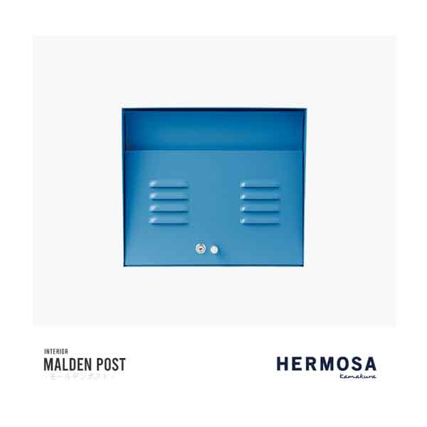 HERMOSA MALDEN POST BLUE 郵便受け ハモサ モールデンポスト ブルー【玄関前渡送料無料-OS】