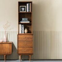 XANDER DESIGNS JULIE スリムブックキャビネット Nordic Furniture style 　132h-134949 【開梱設置送料無料-MX】