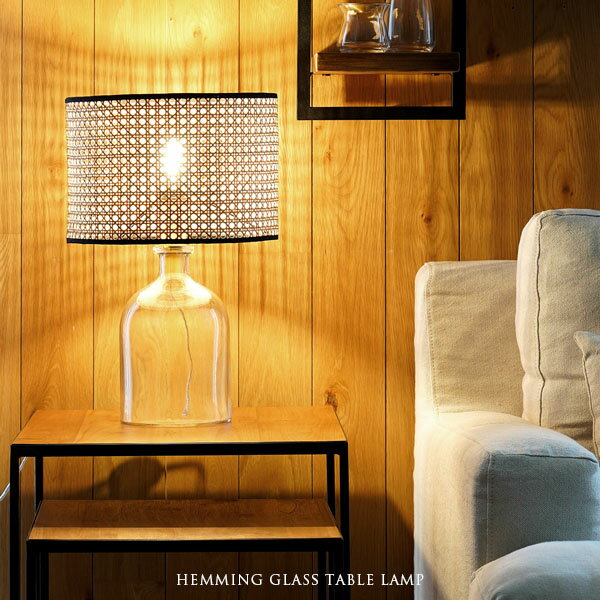 HEMMING GLASS TABLE LAMP ヘミンググラス