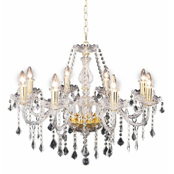 饹ǥꥢ Glass Chandelier Ǯ 0202-li-og-003-8g-gd