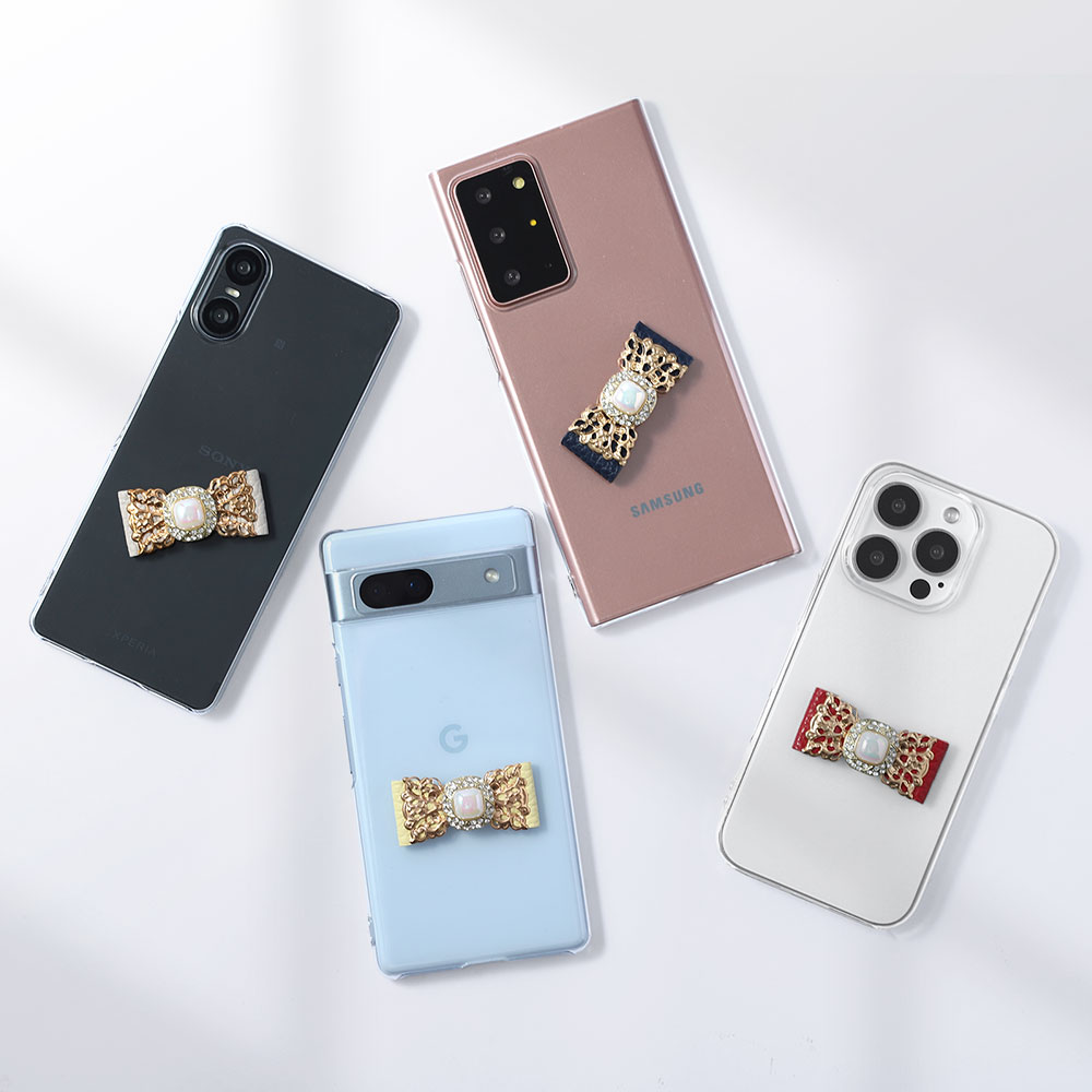 モバイルプラス楽天市場支店のスマホケース クリア 可愛い ipod touch ケース ipod touch 第7世代 ケース ipod touch 7 ケース ipodtouch 第6世代 ケース ipod touch 6 ケース アイポッドタッチ ケース かわいい リボン ゴールド ハードケース シェルケース イタリアンレザー｜アングル2
