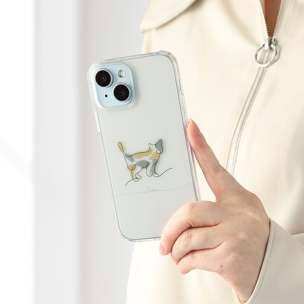 スマホケース AQUOS sense5G クリ...の紹介画像2