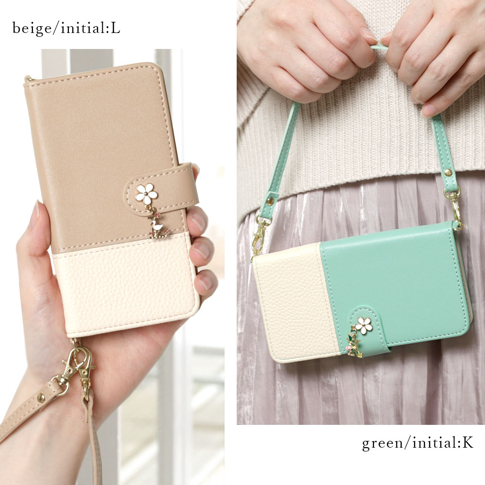 Redmi 12 5G ケース 手帳型 Xiaomi Redmi 12 5G ケース 手帳型 Xiaomi Redmi 12 5G XIG03 手帳 Redmi 12 5G カバー ケース シャオミ おしゃれ オシャレ かわいい くすみカラー イニシャル 花 フラワー