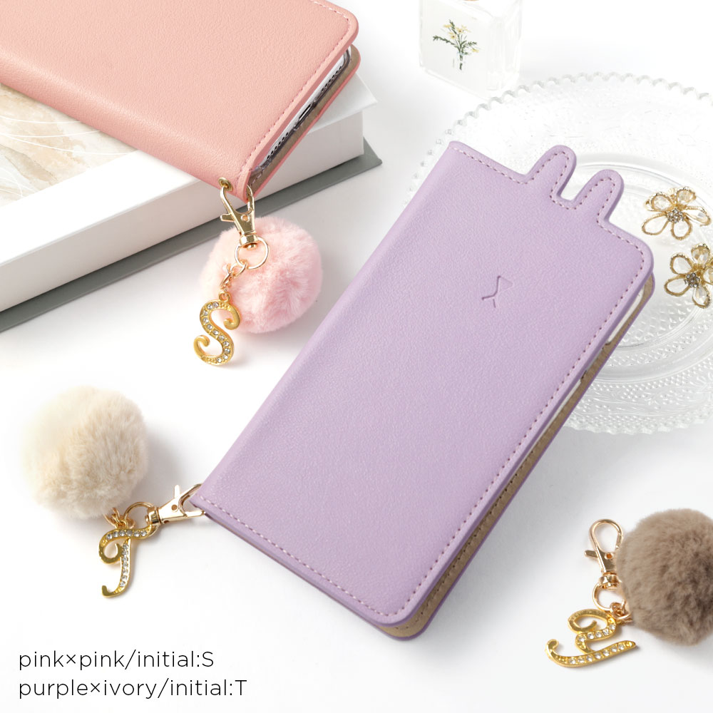 モバイルプラス楽天市場支店のSpeed Wi-Fi 5G ケース 手帳型 うさぎ ウサギ モバイルwifiカバー モバイルwifi ケース 手帳型 Speed Wi-Fi NAR03 手帳型 スピードワイファイ ケース 手帳型 Speed Wi-Fi 5G X11 ケース 手帳型 モバイルルーターケース Speed Wi-Fi NAR01 手帳型 かわいい イニシャル｜アングル2