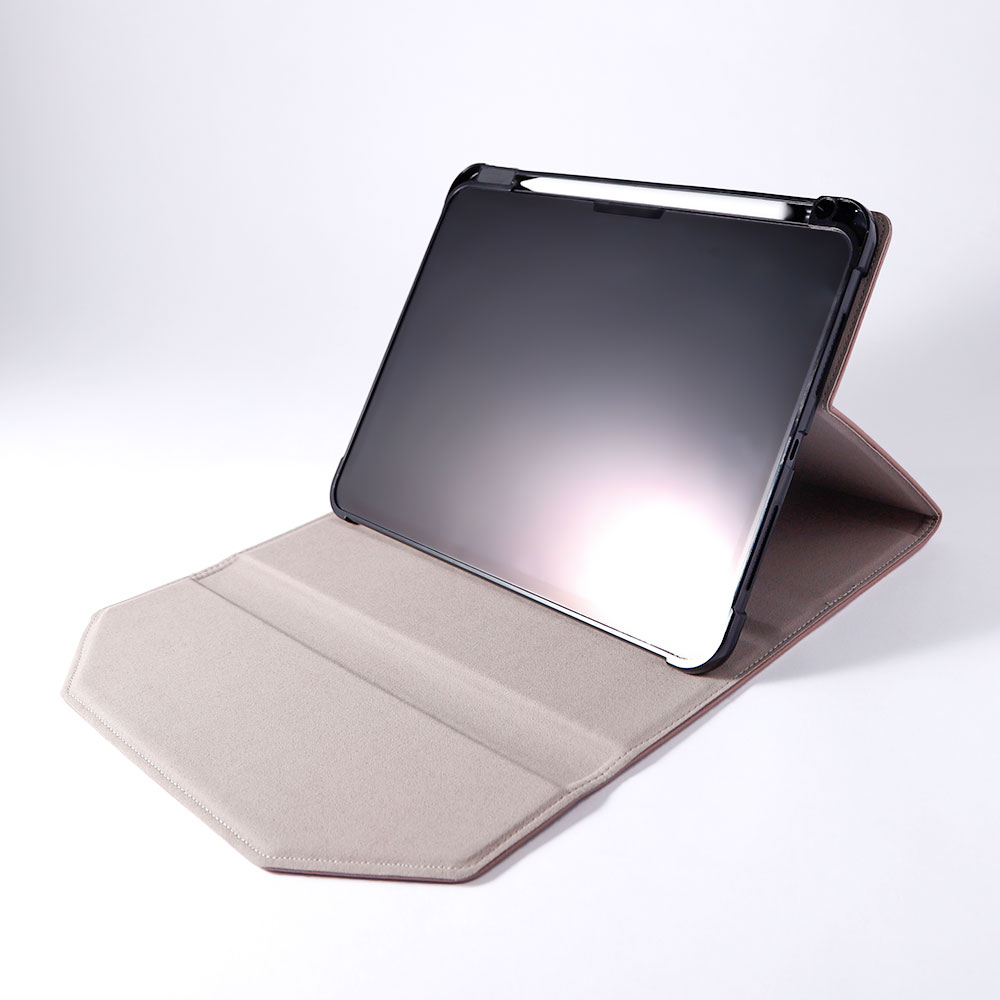 iPad air 13 m2 ケース ペン収納 三つ折り iPad air M2 13インチ ケース A2898 A2899 A2900 iPad air 13インチ m2 ケース カバー アイパッド エアー 13 2024 ハードカバー M2 かわいい おしゃれ 本革 イタリアンレザー スタンド機能 マグネット