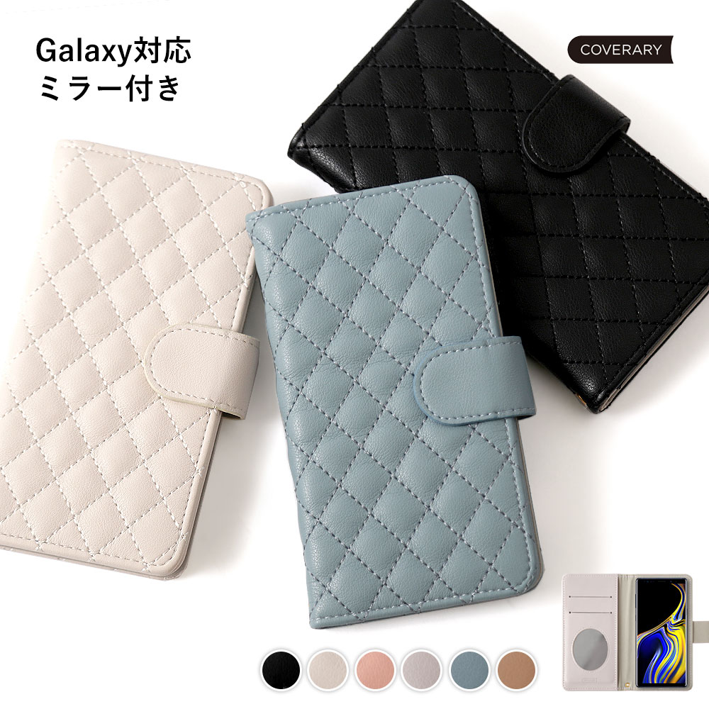 Galaxy A52 ケース 手帳型 ミラー かわいい Ga