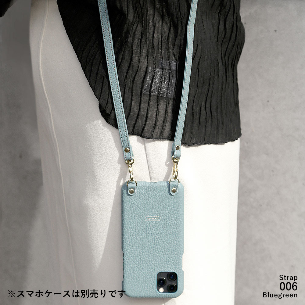 単品 ショルダーストラップ スマホ イタリアンレザー スマホストラップ 落下防止 ...