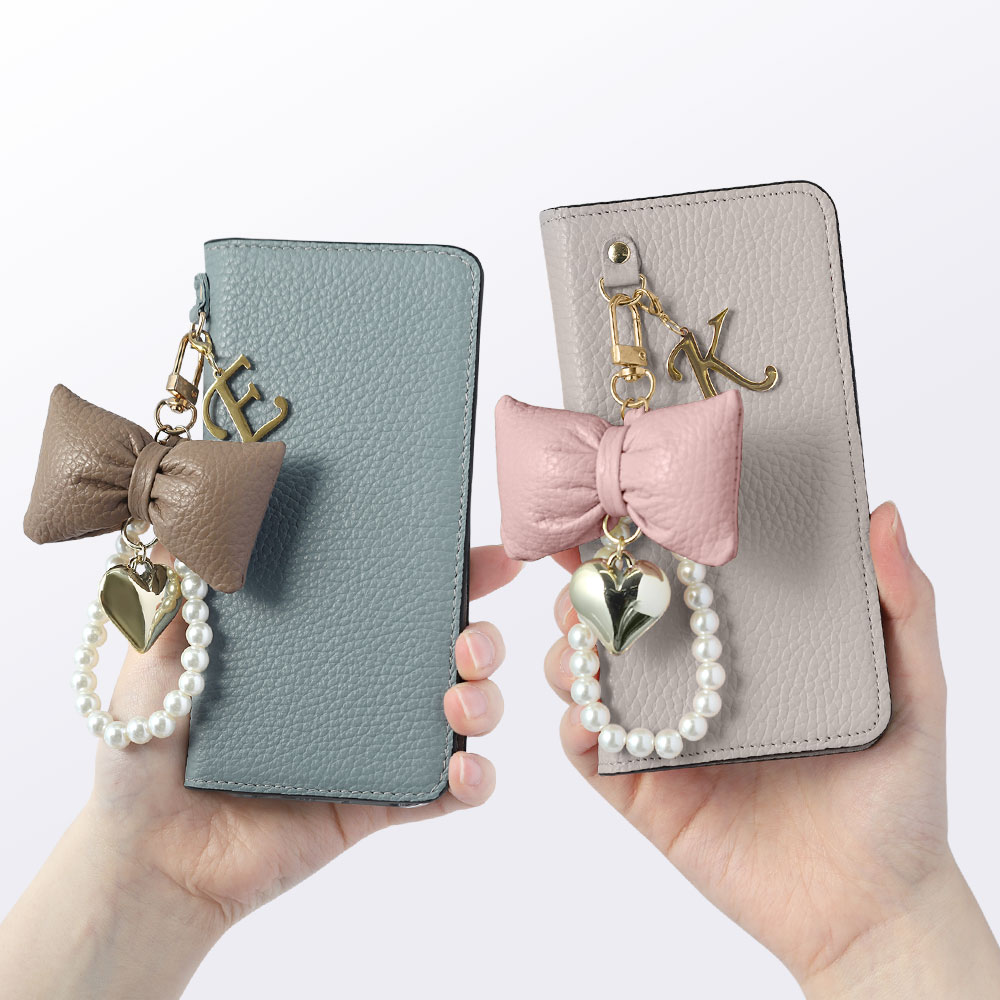Galaxy SCR01 ケース 手帳型 本革 Galaxy SCR01 手帳型ケース Galaxy 5G Mobile Wi-Fi ケース 手帳型 Wi-Fi モバイルルーター ケース ポケットWi-Fi ケース 手帳型 カバー 革 ベルトなし レザー くすみカラー チャーム 2