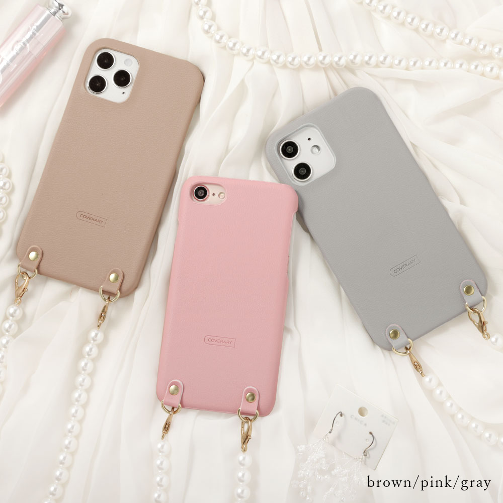 スマホショルダー Galaxy SCR01 ケース Galaxy 5G Mobile Wi-Fi ケース Wi-Fi モバイルルーター ケース ポケットWi-Fi ケース カバー ハードケース ショルダー パール くすみカラー