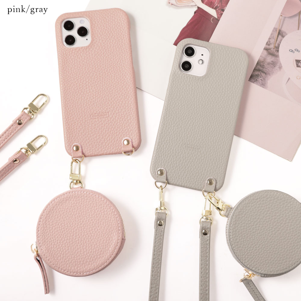 3点セット スマホショルダー ミニポーチ iPhone16 Pro ケース おしゃれ かわいい iPhone16 Pro ケース iPhone16Proケース iPhone16 Pro カバー iPhone 16 Pro ケース アイフォン16プロ ケース ショルダーストラップ付き【iPhone16 Pro ケース】