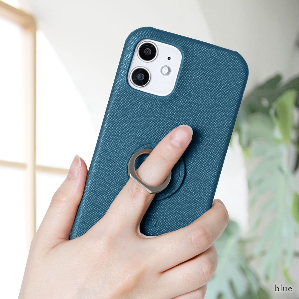 落下防止のリングを配置しつつも、ごちゃついていない清楚なシンプルさをキープしているデザイン。リング部分は貼り付け式で、好きな位置にセットできます。
カラーは全8色。日本最大級のスマホケースブランド「coverary（カバラリー）の人気シリーズです。