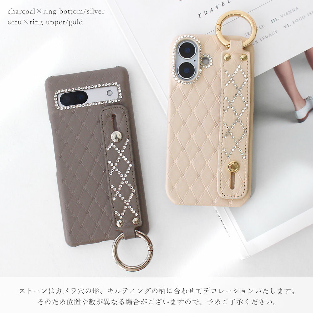 Libero 5G III ケース 本革 Libero 5G III スマホケース Libero 5G ハードケース Libero 5G III カバー かわいい 可愛い ZTE A202ZT ケース Y!mobile ワイモバイル リベロ 5G III ケース手帳型 レザー リング付き スマホケース バンド付き キルティング おしゃれ