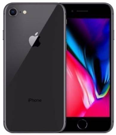 【新品未使用品】iphone8 simフリー 64GB SpaceGray 赤ロム永久保証(白ロム品）