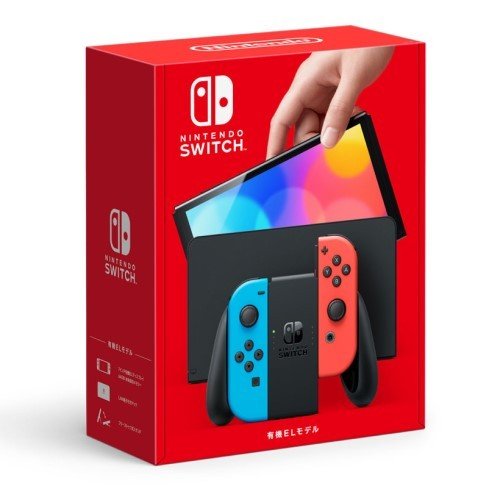 Nintendo Switch有機ELモデルJoy-Con(L)ネオンブルー/(R)ネオンレッド HEG-S-KABAA 任天堂