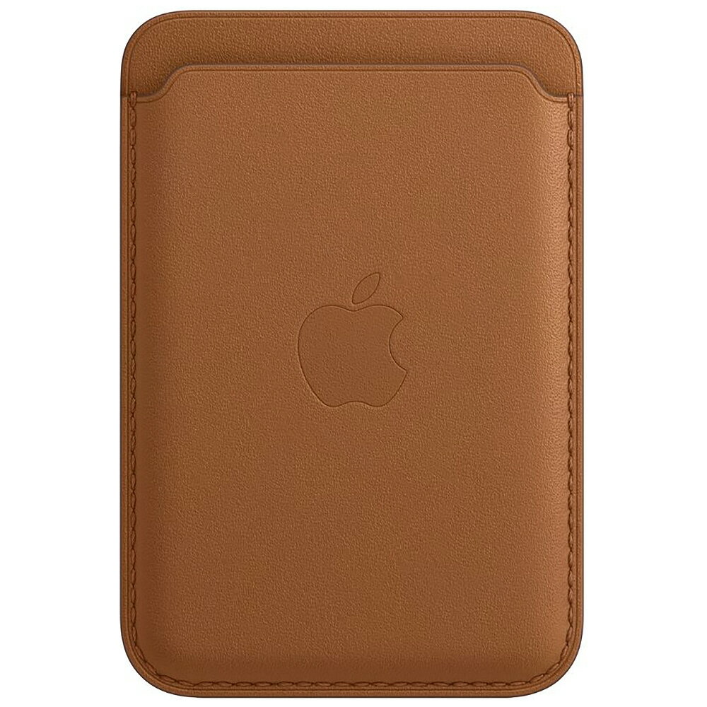 【新品未開封 純正品】APPLE MagSafe対応iPhoneレザーウォレット サドルブラウン MHLT3FE/A ※レターパック全国送料無料【即日発送 土 祝日発送 】