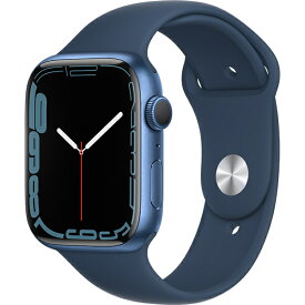 【新品未開封】Apple Watch Series 7 GPS＋Cellularモデル 45mm MKJT3J／A [アビスブルースポーツバンド]【送料無料】【即日発送、土、祝日発送】