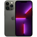 【ほぼ新品・本体のみ】APPLE iPhone 13 Pro 512GB グラファイト MLUV3J/A 【即日発送、土、祝日発送 】【送料無料】